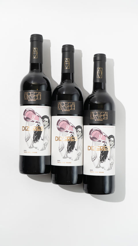 Vino Tinto Dizeres x 3
