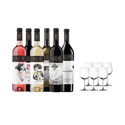 Pack Adega Mayor + Set Copas Sommelier Special x 6 pzas