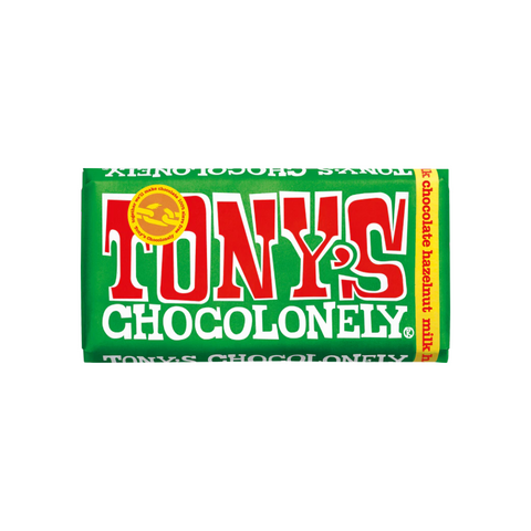 Chocolate de leche con avellanas Tony’s de 180 g