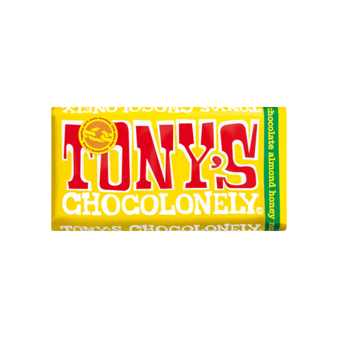 Chocolate con turrón de almendras y miel Tony’s de 180 g