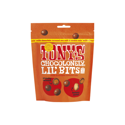 Littl’ Bits: Chocolate de leche: Caramelo, galleta y sal marina