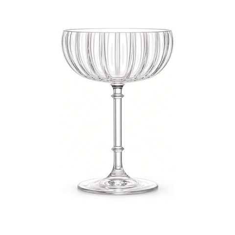 Set Copa Coupe Rims (Cristal) 205 ml. x 6 pzas. · Fondo blanco