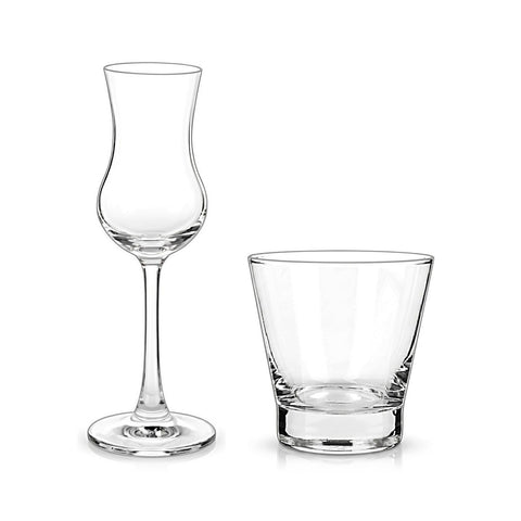 Pack Pisco (Set Copas x 6 pzas. + Set Vasos Pisco x 6 pzas.) · Fondo blanco