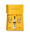 Box Ferrand: 2 copas Vinum Special + Vino Blanco Dizeres · Fondo blanco