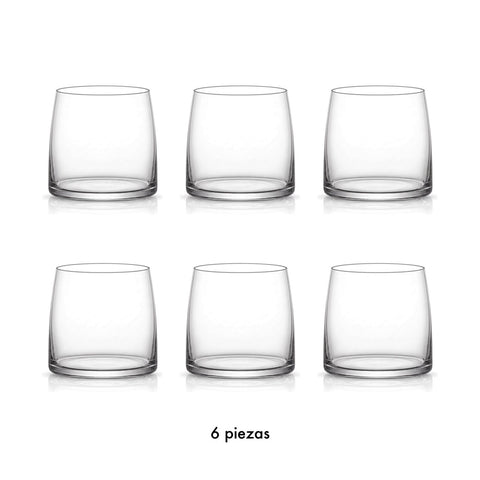 Set Vaso Rock Allure 395 ml x 6 pzas. · Contenido de la caja