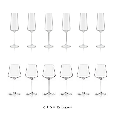 Pack Copas Allure x 12 pzas. · Contenido de la caja