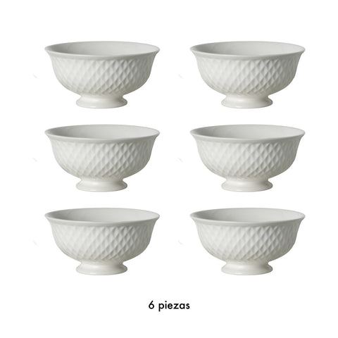 Set de Bowl 12.5 cm (Eclat) x 6 pzas. · Contenido de la caja