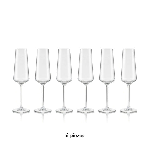 Set Copa Sparkling Allure 220 ml x 6 pzas. · Contenido de la caja