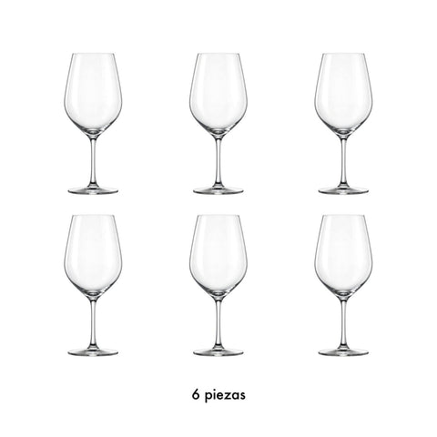 Set Copas Sommelier Classic (Cristal) x 6 pzas. · Contenido de la caja