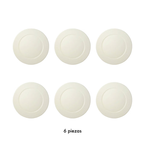 Juego de 6 platos base Wish (31 cm) · Contenido de la caja