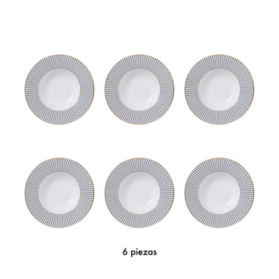 Set de Plato hondo 23 cm (Prominence) x 6 pzas. · Contenido de la caja
