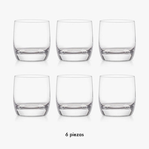 Set Vaso Rock Classic (Cristal) x 6 pzas. · Contenido de la caja