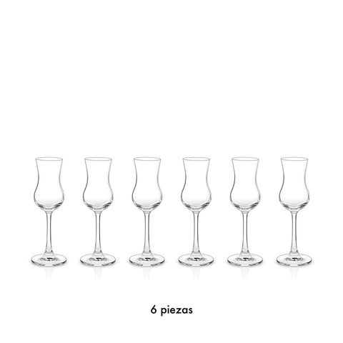 Set Copas Pisco x 6 pzas. · Contenido de la caja