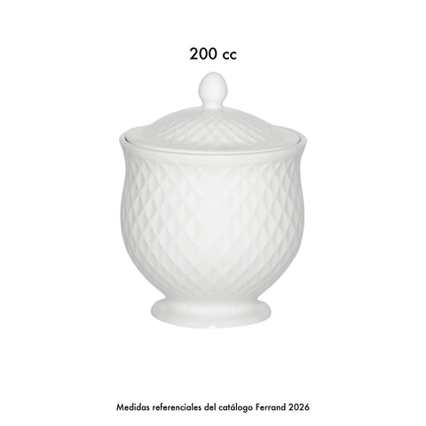 Azucarera 8 oz c/ tapa (Eclat) · Medidas