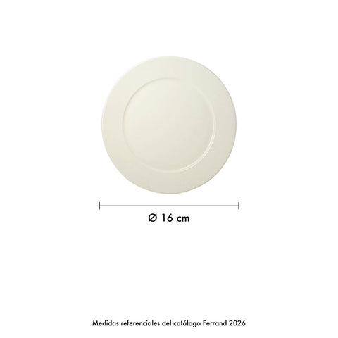 Juego de 6 platos para pan Wish (16 cm) · Medidas