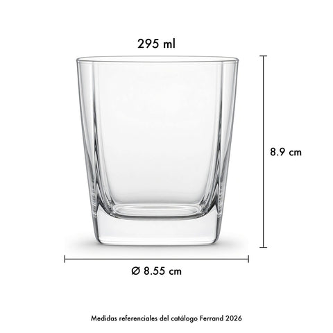 Set Vaso Rock Studio x 6 pzas. · Medidas