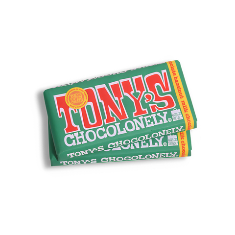 Chocolate de leche con avellanas Tony’s de 180 g