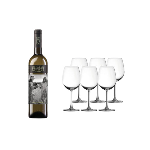 Pack Reserva (1 Vino Blanco) + 1 Set de Copas Sommelier Special