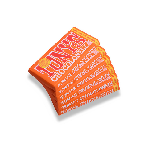 Chocolate de leche con caramelo y sal marina 180 g Tony’s