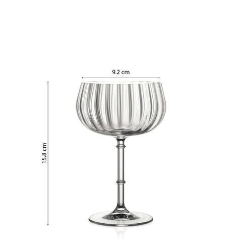 Set Copa Double Coupe Rims (Cristal) x 6 pzas.