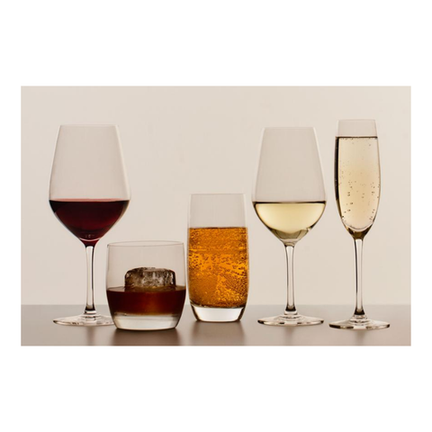 Set Vaso Rock Classic (Cristal) x 6 pzas.