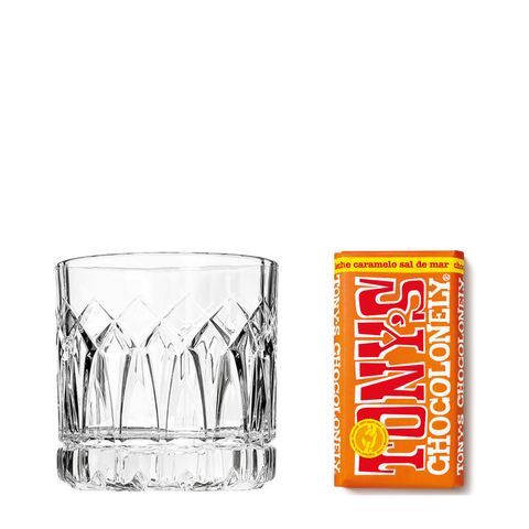 Pack de 6 vasos Past Traze + Chocolate de leche con caramelo y sal marina