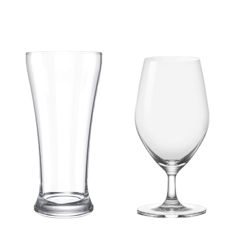 Pack Cerveza: 6 vasos Pilsner + 6 copas Goblet