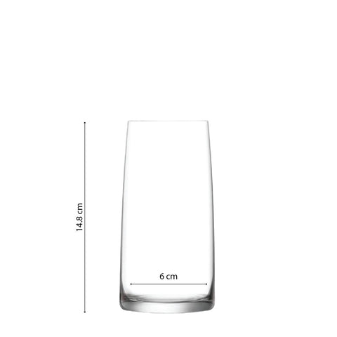 Set Vaso Long Drink Allure 430 ml x 6 pzas.