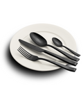 Set de Cubiertos Black Satin (4 juegos) x 16 pzas.