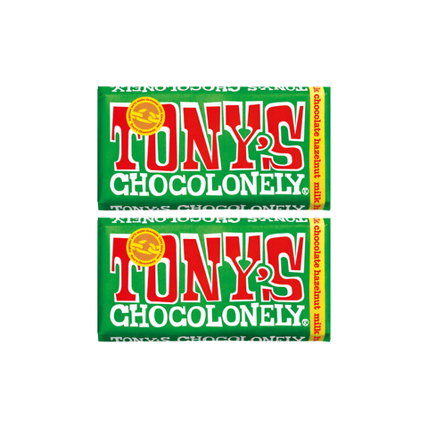 Chocolate de leche con avellanas Tony’s de 180 g