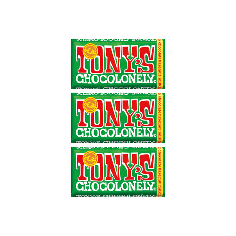 Chocolate de leche con avellanas Tony’s de 180 g