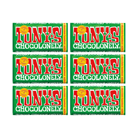 Chocolate de leche con avellanas Tony’s de 180 g