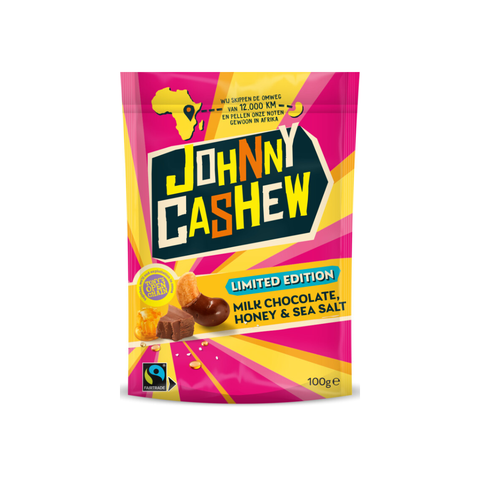 Cashew: Chocolate de leche, miel y sal marina