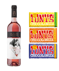 Pack de 3 barras de chocolate Tony’s Chocolonely + Vino Rose Dizeres