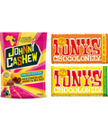 Pack: Cashew + 2 barras de Chocolate Tony's Chocolonely