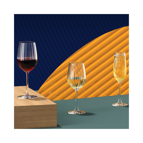 Copa Sommelier Stripe 425 ml x 6 pzas.